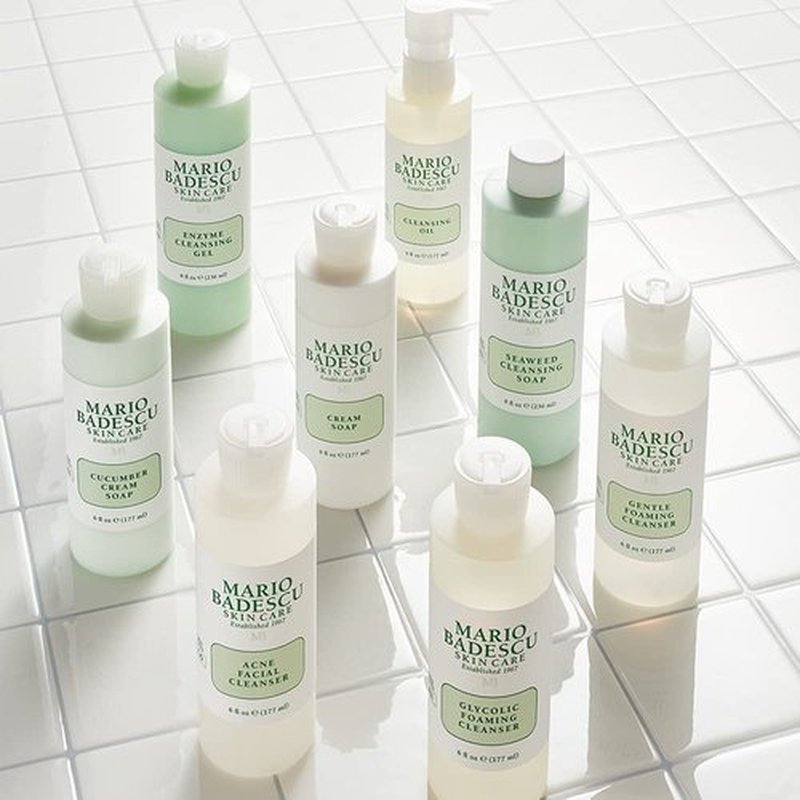 Mario Badescu Gentle Foaming Facial Cleanser - Deep Cleansing & Hydrating Face Wash 6 oz
