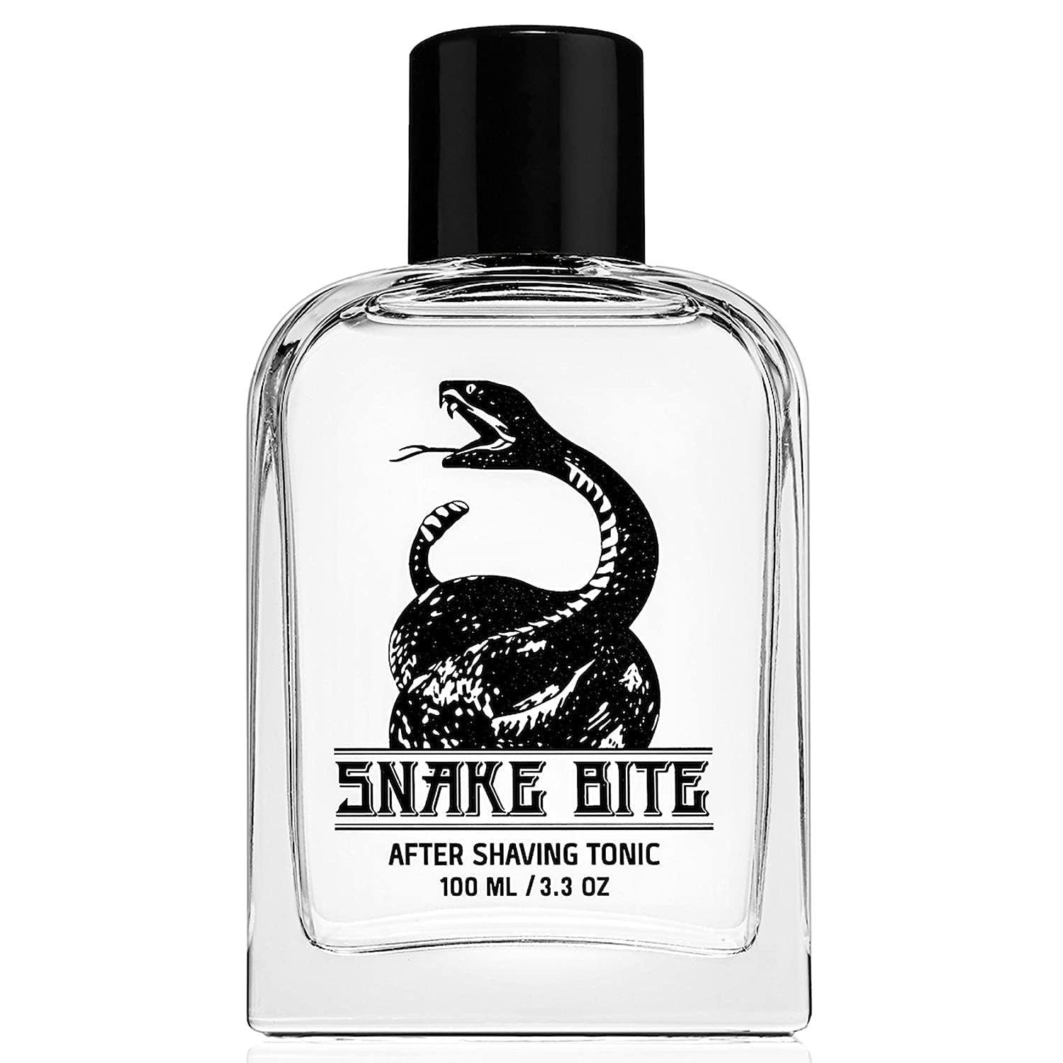 Fine Men's Aftershave - Snake Bite Fragrance, Soothing & Toning Post Shave Balm, Calms Razor Burn, Classic Barbershop Feel, Alcohol-Based Formula, Gentle for All Skin Types, 100ml