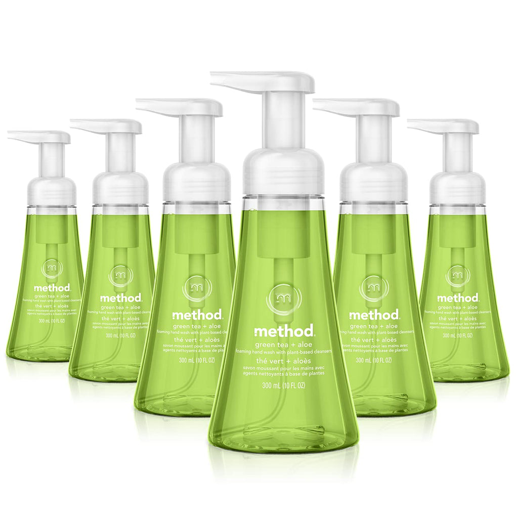 Method Foaming Hand Soap Refill, Orange Ginger, Recyclable Bottle, 28 fl oz (Pack of 4)