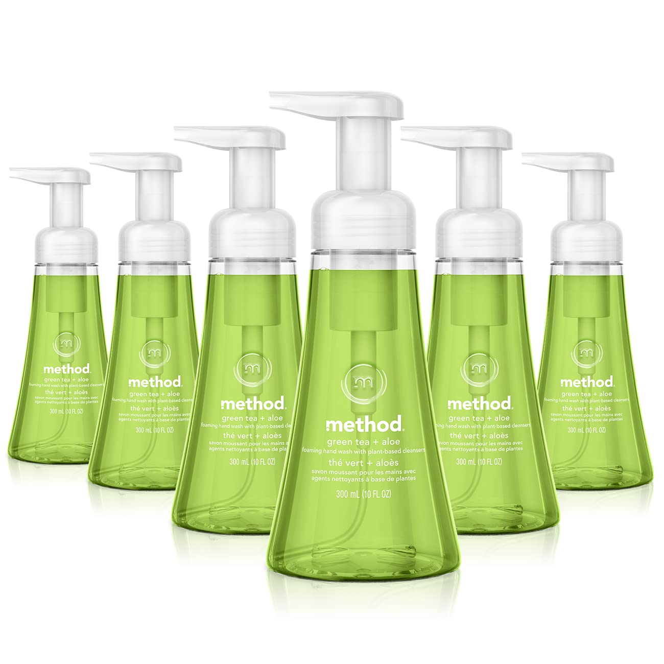 Method Foaming Hand Soap Refill, Orange Ginger, Recyclable Bottle, 28 fl oz (Pack of 4)