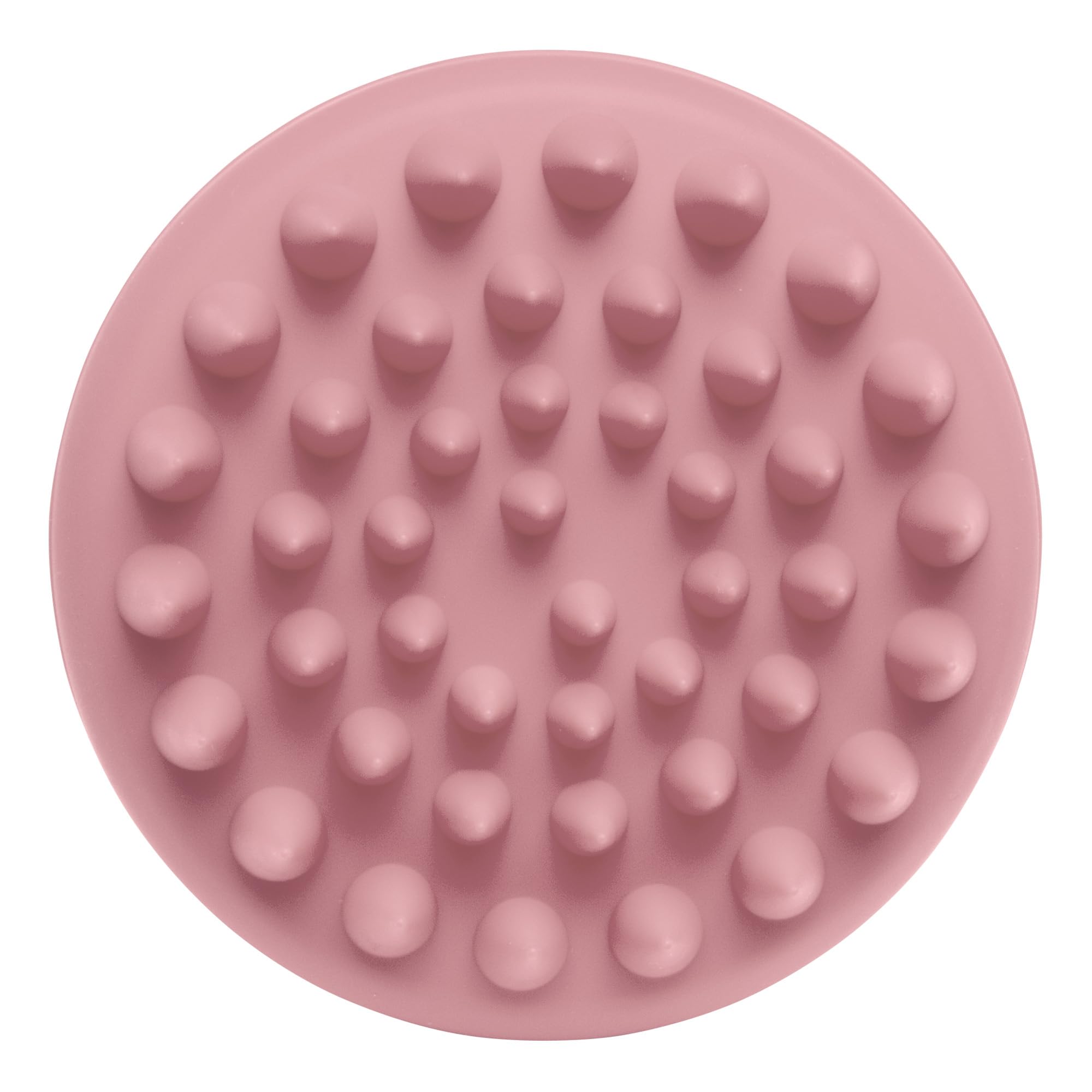 Diane Scalp Massage and Shampoo Brush with Soft Silicone Bristles, Exfoliates and Cleanses Scalp, Promotes Scalp Circulation, Evenly Distributes Hair Oil, Clear