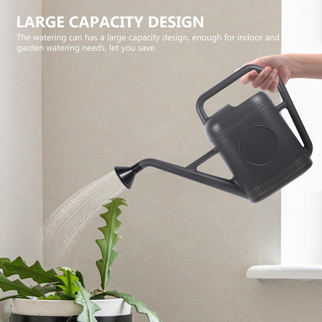 Housoutil Plastic Watering Can 5l Large Capacity Garden Watering Sprinkler Durable Comfortable Handle