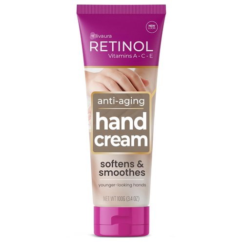 LIVAURA Retinol Anti-Aging Hand Cream - Youthful Hands with Rich, Velvety Moisture - Vitamin A for Skin & Nails