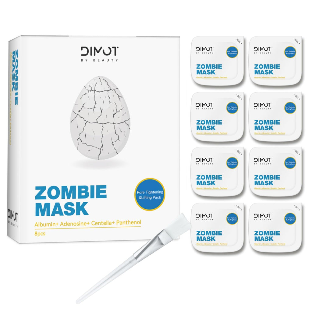 YOYILY 2025 New Zombie Facial Mask - Hydrating & Tightening Face Mask, Lifting, Deep Cleansing Pore, for Women & Men, 1 Box 8Pcs