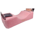 Puransen Lash Pillow for Lash Extensions - Comfortable Velvet Memory Foam Eyelash Pillow, Protect The Neck When Used for Lash Extension Grafting Make Up (Pink)