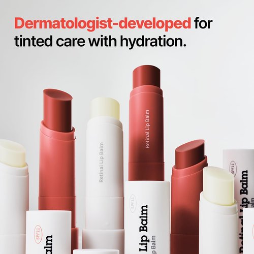 Dr.Different Retinal Lip Balm - Tinted Anti-Wrinkle Treatment with Deep Hydration | 0.14oz K-Skincare