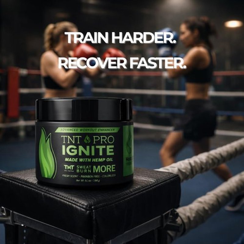 TNT Pro Ignite Sweat Cream – Pre-Workout Hot Gel for Firming & Tightening