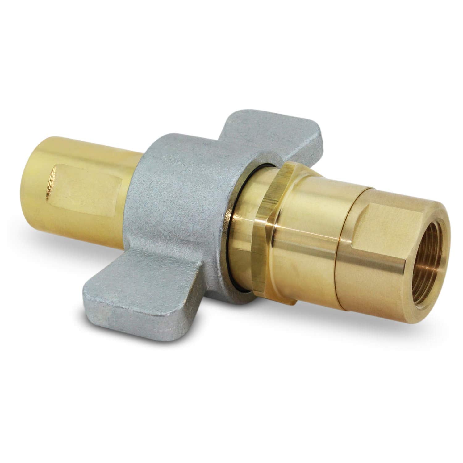 3/4" NPT Wet-Line Wing Nut Hydraulic Quick Disconnect Coupler/Coupling Set
