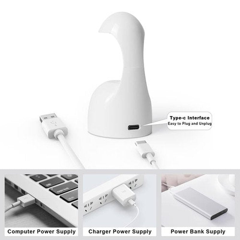 Kepma UV Led Nail Lamp Mini uv Light for Nails Tips Gel Glue Gel Nail Polish Polygel Gel x(White)