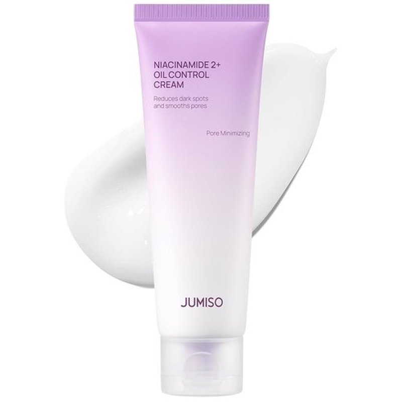 JUMISO Niacinamide 2+ Oil Control Cream - Korean Moisturizer for Oily Skin | Pore Minimizing & Sebum Balancing - 2.7 fl. oz