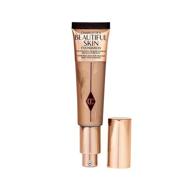 Charlotte Tilbury Beautiful Skin Foundation - Medium Coverage Hydrating Makeup for Instant Glow & Plumping Hydration