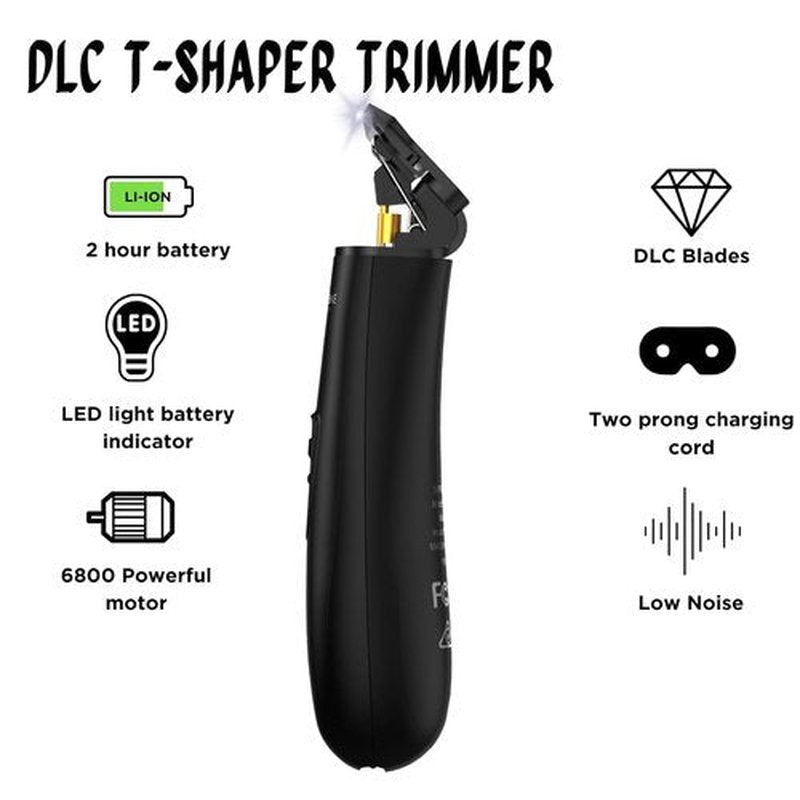 Supreme Trimmer T Shaper - Cordless Quiet Beard & Hair Trimmer for Men | 120 Min Runtime, Low Noise, Zero-Gap Blade