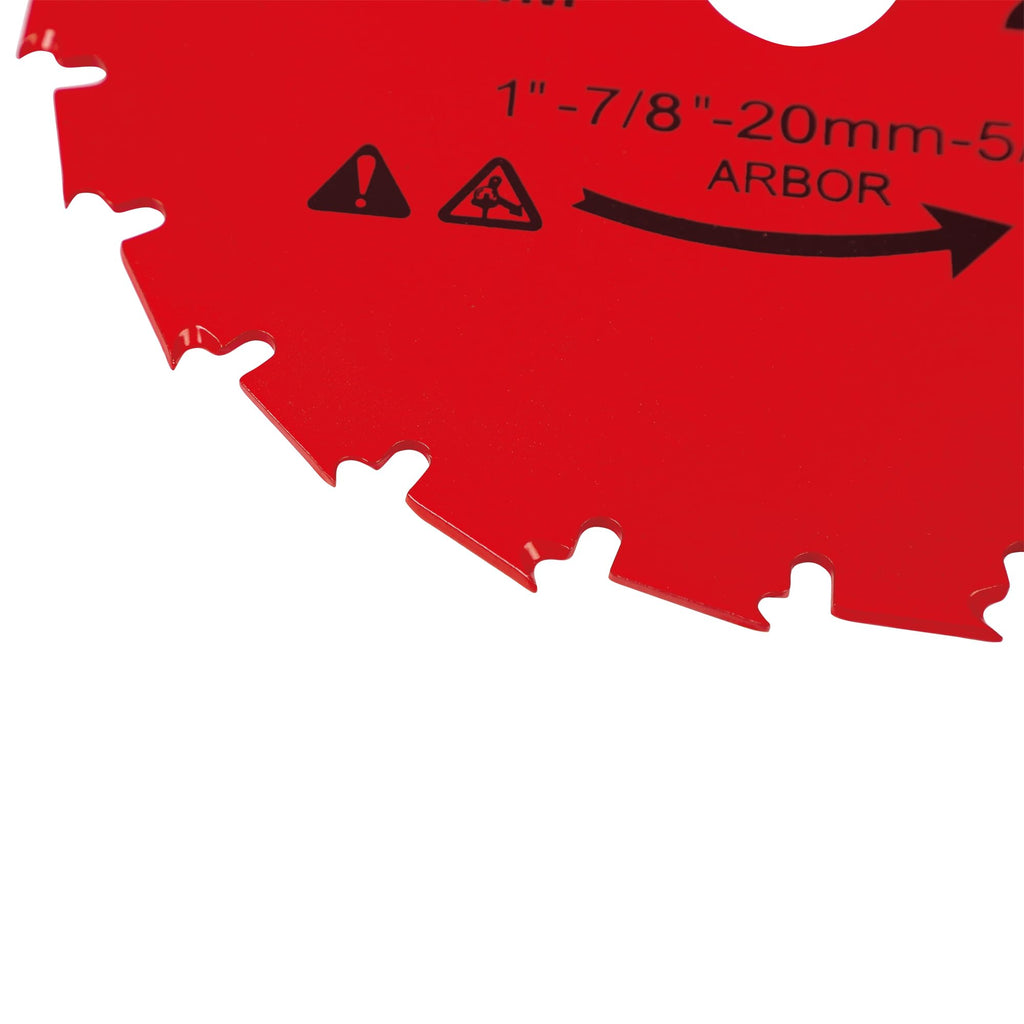SHUZIYU, 2-Pack, 8", 200x2.0mm-24T, Arbor 1" with 7/8"-20-5/8" Washer, Muching Blade, Brush Cutter Blade, Steel Blade. Suitable for All Brand of Brush Cutter