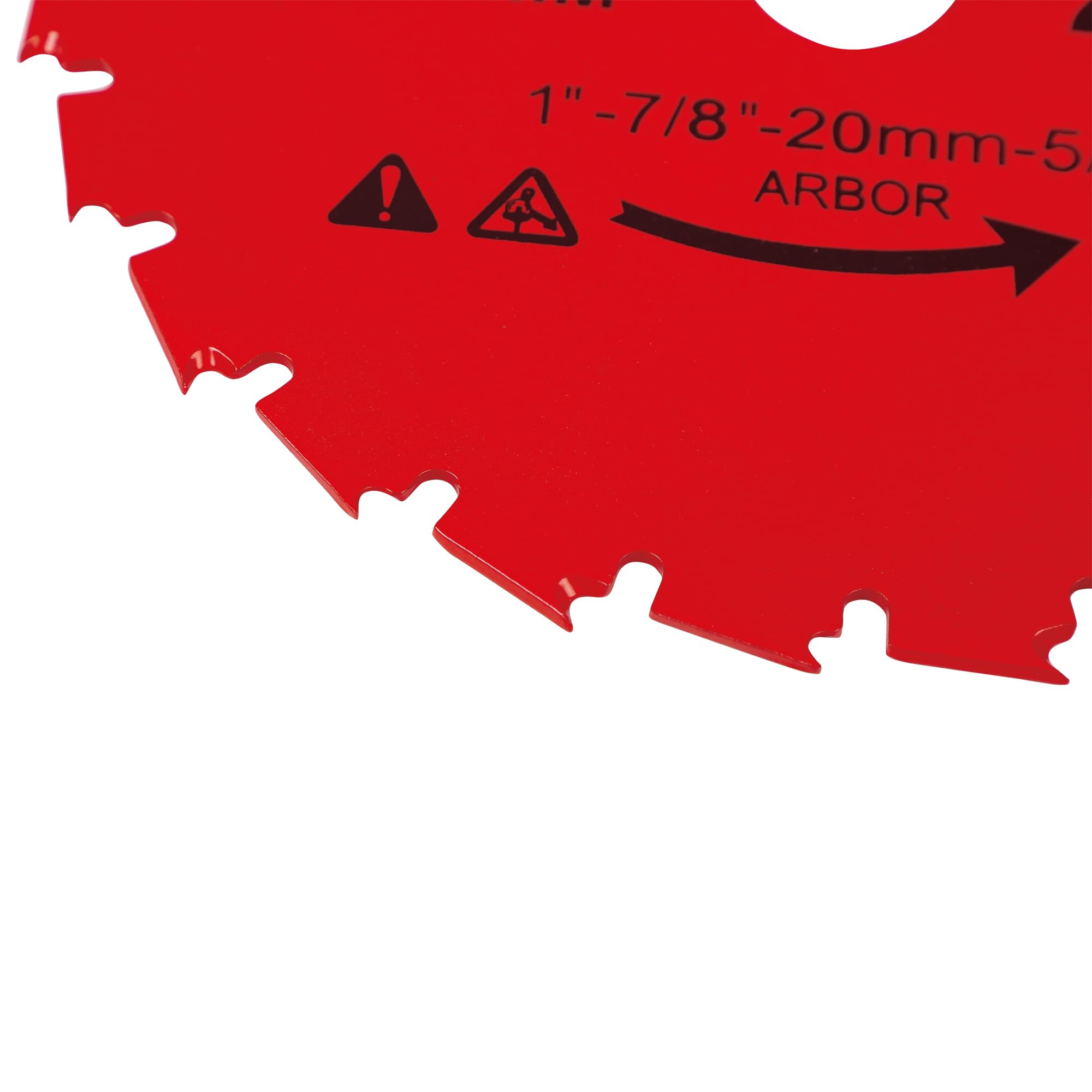 SHUZIYU, 2-Pack, 8", 200x2.0mm-24T, Arbor 1" with 7/8"-20-5/8" Washer, Muching Blade, Brush Cutter Blade, Steel Blade. Suitable for All Brand of Brush Cutter