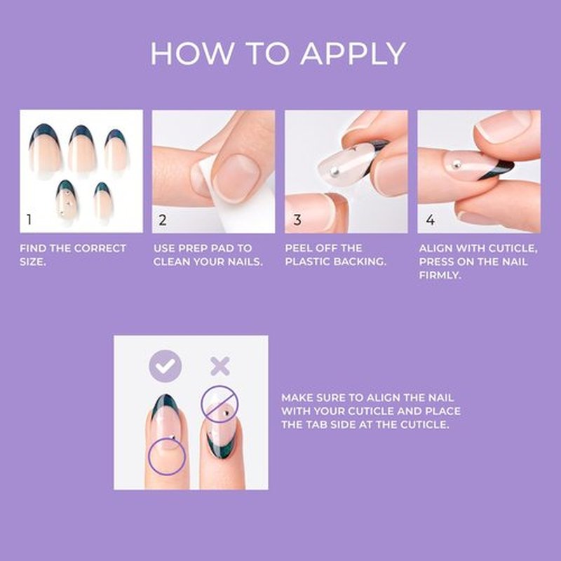 KISS imPRESS Press-On Manicure - All My Love Pink Aurora Nails, Medium Almond Shape, Easy Application | 30 Count