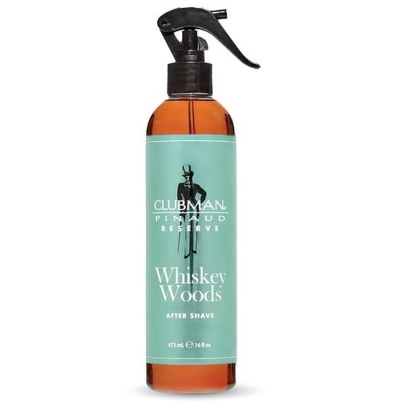 Clubman Reserve After Shave Spray - Whiskey Woods Scent, Long-Lasting Fragrance for Men, 16 fl oz