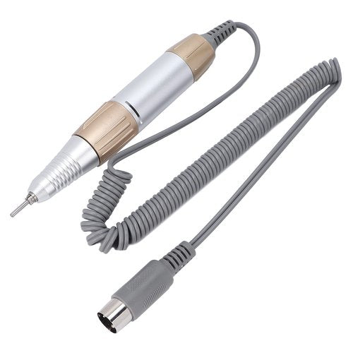 35000RPM Electric Nail Drill Pen, 5-Hole Connector Nail Drill Replacement Handle Handpiece, Manicure Pedicure Machine Polish Tool for Acrylic Nails, Low Noise Nail Art Tool for Salon and Home Use
