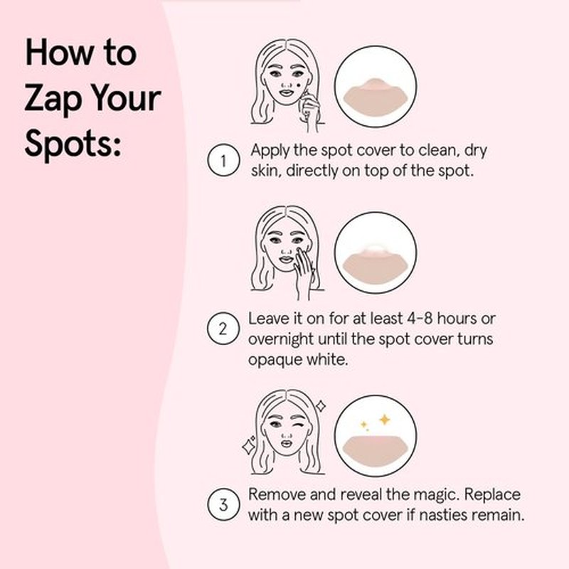 grace & stella Award Winning Pore Strip - Pimple Patches for Face - Hydrocolloid Acne Patches - Absorbs Zits, Reduces Redness - Cute Patches Dermatologist-Tested, Vegan (Multishape, 36 Count)