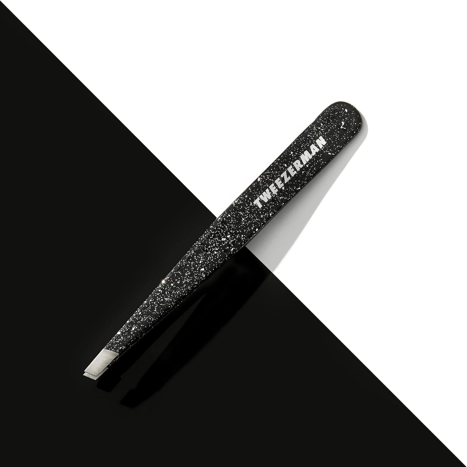 Tweezerman Slant Tweezer – Tweezerman Tweezers for Eyebrows Dusted Onyx