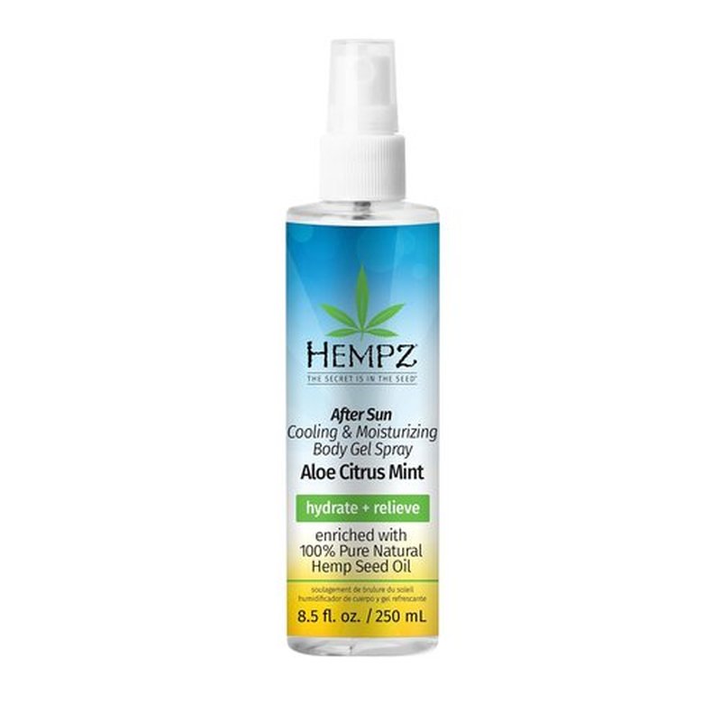 Hempz After Sun Aloe Vera Body Spray - Vegan Formula to Soothe & Hydrate Sunburn | 8.5 oz