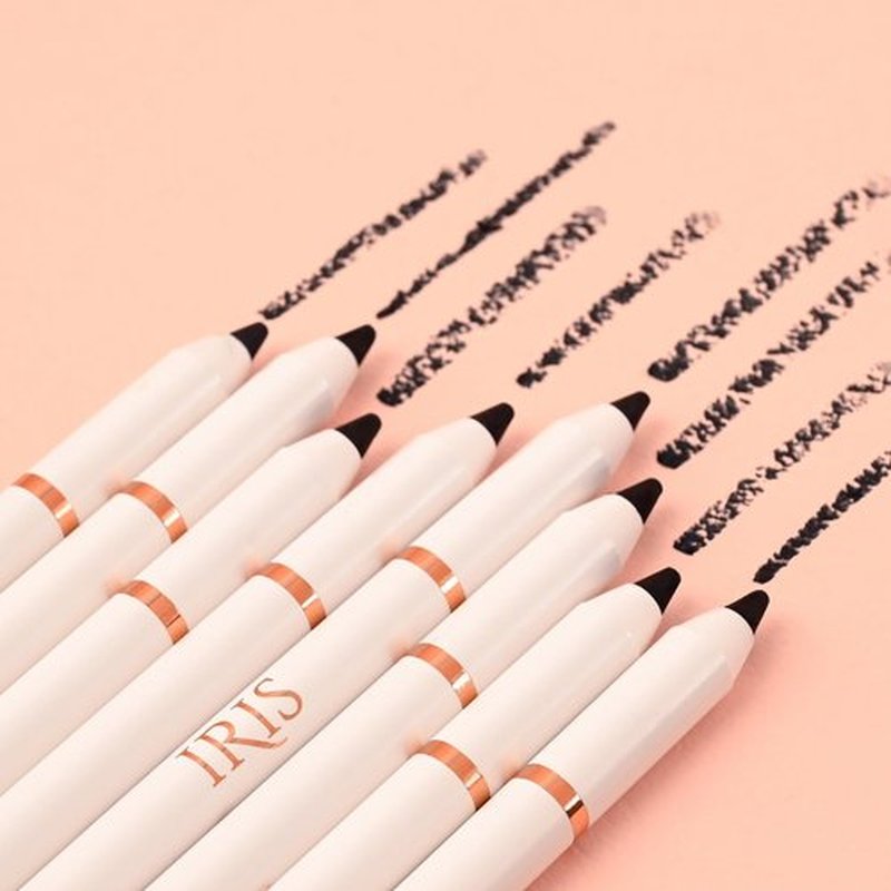 IRIS Waterproof Kajal & Kohl Pencil | Ultra Black, 24-Hour Matte Finish | Smudge-Proof, Vegan, Cruelty-Free | Ceramide-Infused to Lock in Moisture | 1.2 mL (Kajal)