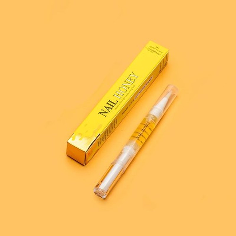 Twinkled T Nail Honey - Organic Nail Strengthening Treatment for Growth & Moisture | Yellow