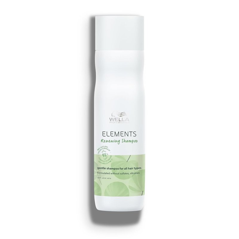 Wella Professionals Elements Renewing Shampoo - Gentle Sulfate & Silicone-Free Formula for All Hair Types
