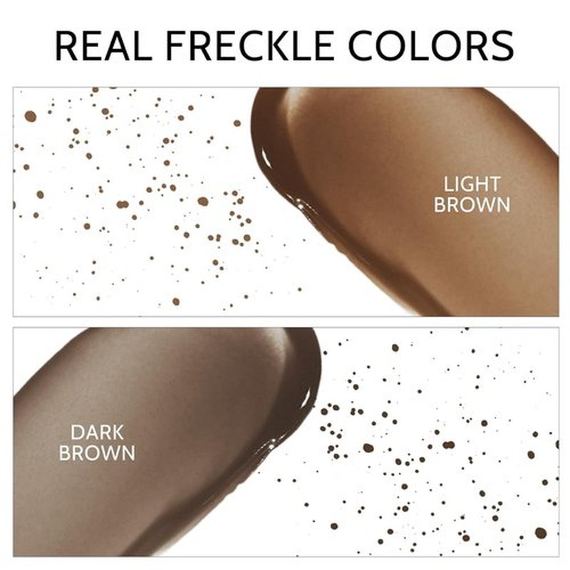 KYDA Liquid Freckle Makeup Pen - 2PCS Water-Resistant, Natural-Looking, Buildable Faux Freckles for All Skin Tones