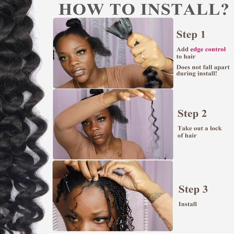 YOMIO Human Braiding Hair 20 Inch 100g (1Pack-2Bundles) Water Wave Human Hair Bulk for Braiding No Weft Bundle Virgin Curly Human Hair Bulk for Boho Braids Wet and Wavy Natural Black Color
