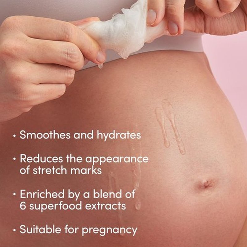 Evereden Soothing Belly Mask for Stretch Marks - Non-Toxic, Fragrance-Free | One Size | Clean Pregnancy Skincare