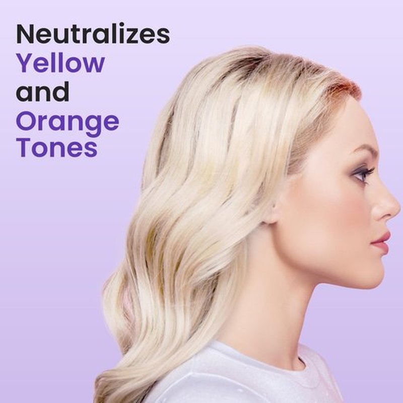 Nuva Botanicals Purple Shampoo for Blondes - Shampoo for Gray Hair for Women Removes Brassy Tones from Hair - Blonde Shampoo with Vitamin B5 - Hair Toner for Bleached Hair 6.8fl oz