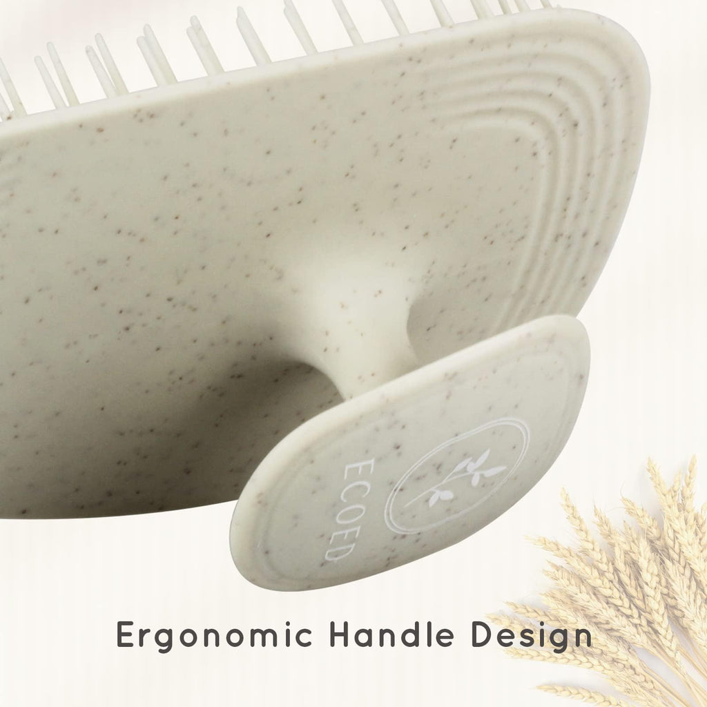 Scalp Massager Shampoo Brush, Scalp Scrubber for Short, Medium Hair,Natural