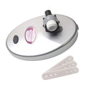 Laza Nail Lacquer Shaker Nails Gel Polish Varnish Adjustable Bottle Shaking Machine Shake Evenly Tools for Nails Art - Sliver