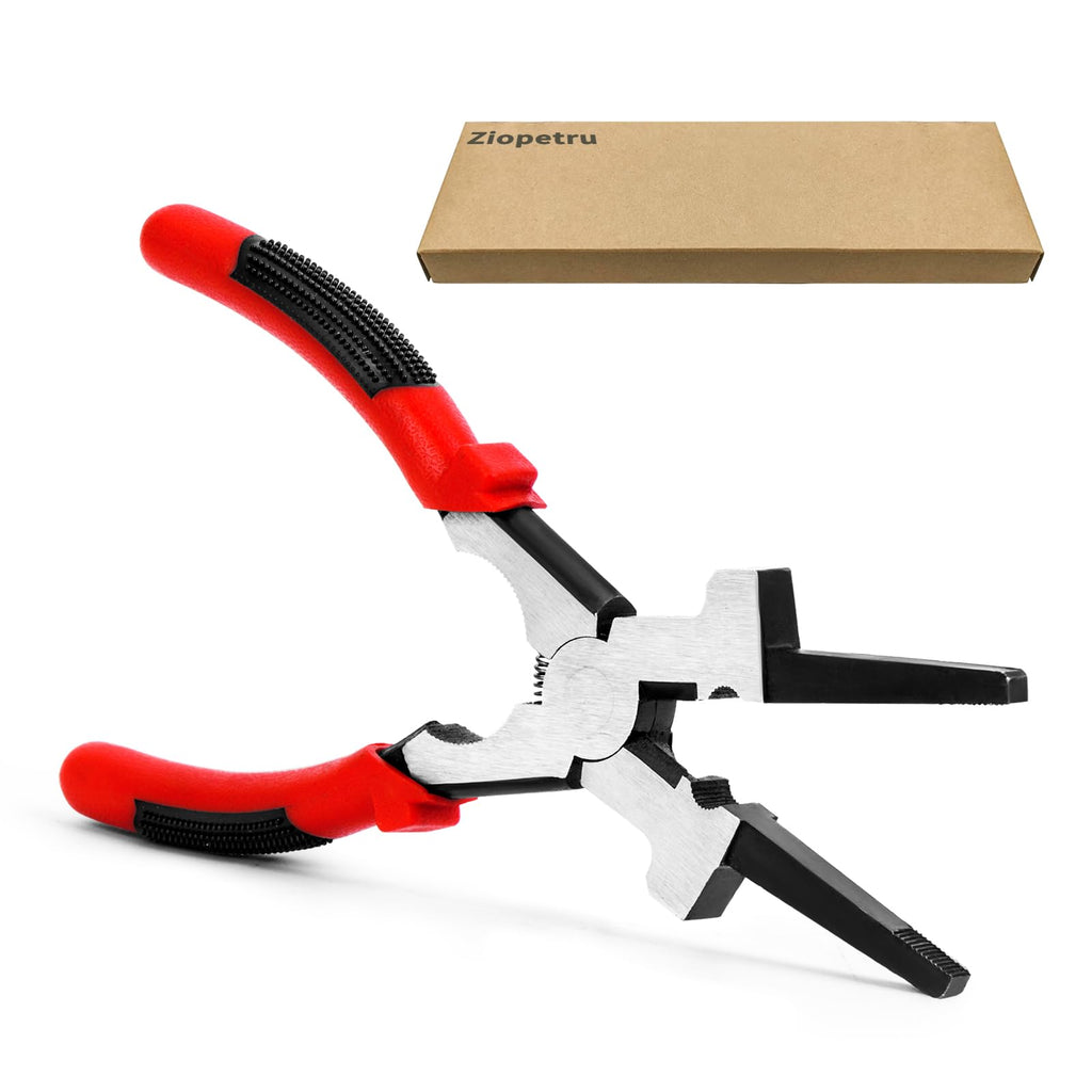 8"MIG Welding Pliers, Multi-functional Carbon Steel MIG Welding Pliers with Insulated Handle, Long Nose Wire Cutting Tools - Reliable and Durable (1Pack)