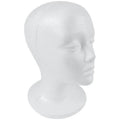 SHANY Styrofoam Model Heads ,Hat Wig Foam Mannequin Female Wig Head Stand ,Mannequin Head for wigs , Wig Holder - Round Base , 10.5 Tall with 20 1/2 Inches Circumference Female Mannequin Head -1 Piece