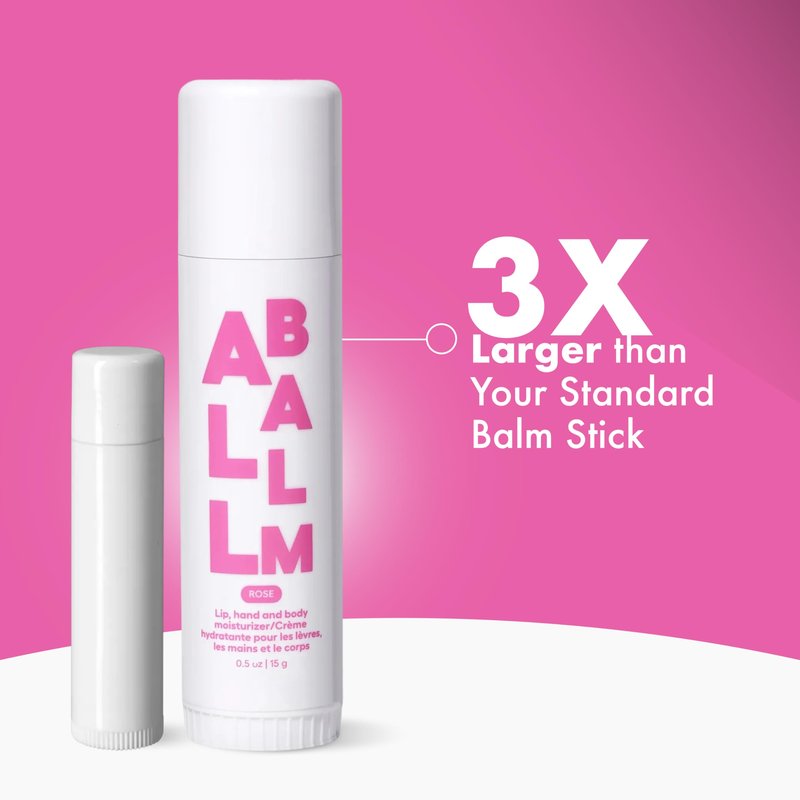 Zizia Rose Giant Multi All Balm Stick – Moisturizing and Hydrating Stick for Lips, Hands & Body – with Shea Butter, Jojoba Oil, Aloe Vera, Calendula – Beauty Moisturizer - Travel Essentials - 0.5 oz