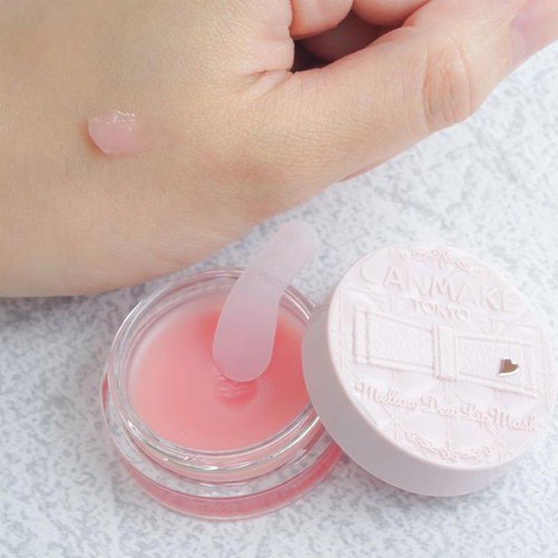 CANMAKE Mellow Dew Lip Mask, Lip Care, Lip Moisturizer 0.14 oz (4.0 g) 01 Clear Pink