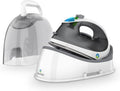 Steamfast SF-760 Portable Cordless Steam Iron - Non-Stick Sole Plate with Carrying Case | White