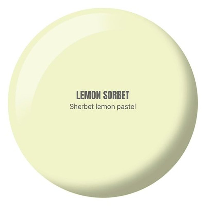 DND Gel Polish Set - Coquette Collection | UV/LED Gel & Air Dry Nail Lacquer Duo - 083 Lemon Sorbet, 0.5 Fl Oz