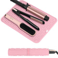 WRORUNER Oversize Silicone Heat Resistant Mat for Curling Irons, Flat Irons, Hair Straighteners and Hot Hair Styling Tools, Portable Hot Tools Cover Pad for Travel Vanity Salon(14.2" x 11.0")