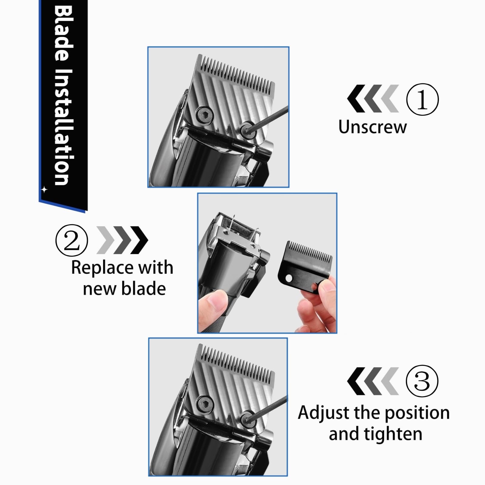 Replacement DLC Blade Compatible with BaBylissPRO FX870 Series and FX825 Outlining Hair LoPROFX Trimmers FX880