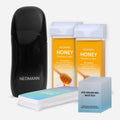 NEOMANN Roll On Wax Kit for Hair Removal, Honey