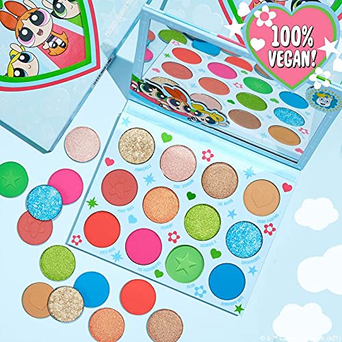 Colourpop Powerpuff Girls Pressed Shadow Palette - Full Size 12 Pan Eyeshadow Set