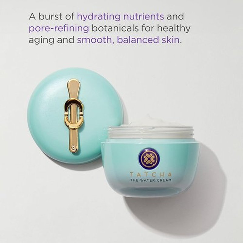 TATCHA The Water Cream & Texture Tonic Bundle - Hydrating Skincare Set | 1.7 oz & 5 oz