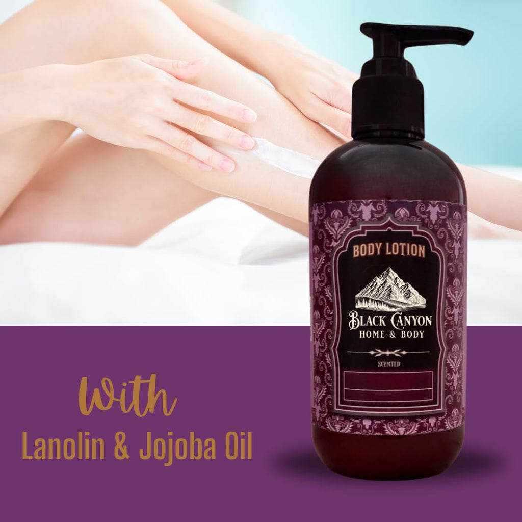 Black Canyon Dragon Fruit & Coconut Scented Body Lotion with Lanolin and Jojoba Oil, 12 Oz