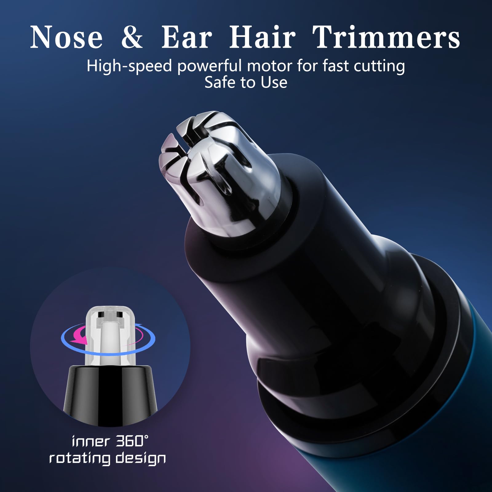 VNTGSHAVER Ear and Nose Hair Trimmer for Women & Men