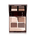 Charlotte Tilbury Luxury Eyeshadow Palette - Shimmer, Metallic & Satin Matte Quad - 4 Complementary Shades