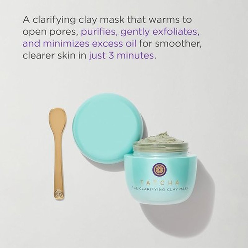 TATCHA Clarifying Clay Mask - Exfoliating Pore Treatment for Purified Skin | 50 ml | 1.7 oz