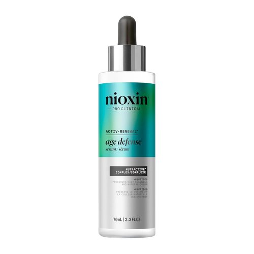 Nioxin Age Defense Anti-Aging Hair Serum - Leave-In Scalp Treatment with Peptides | 2.3 Fl Oz