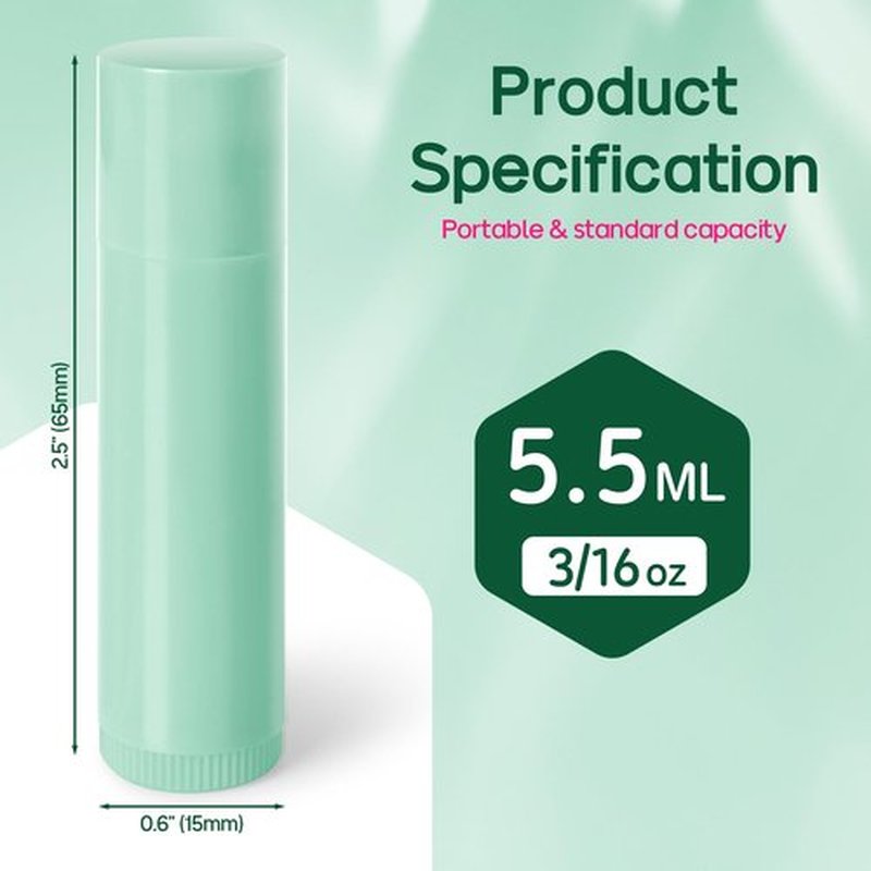 Sherules Lip Balm Filling Tray and Spatula Kit - 50 Tubes Holder for DIY Lip Balm Making - Compatible with 5.5ml Empty Tubes, Green